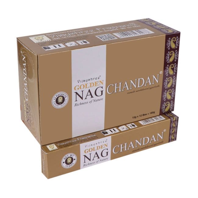 Incenso Vijayshree Golden Nag Chandan 15g