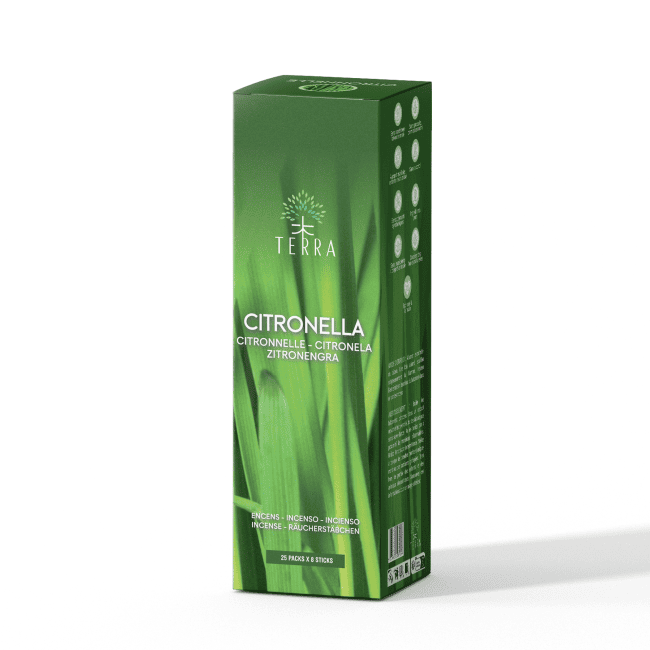 TERRA Incenso alla citronella senza carbone 12gr