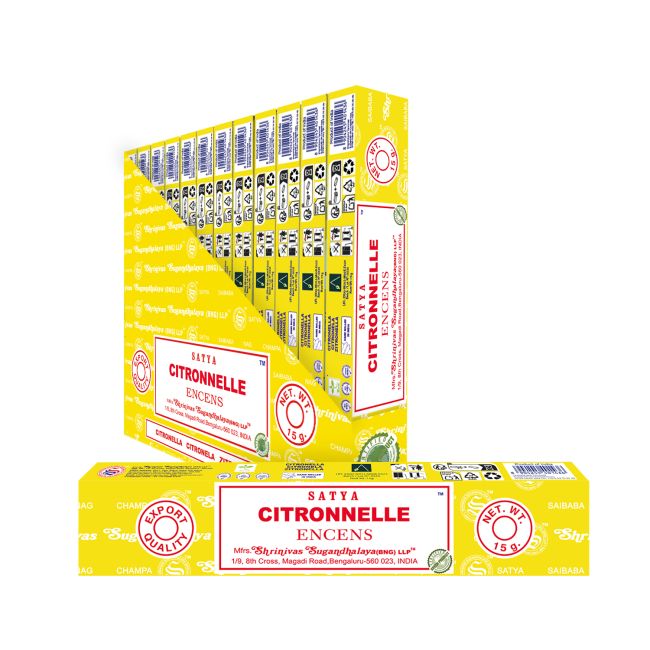 Incenso alla citronella Satya 15g 2026