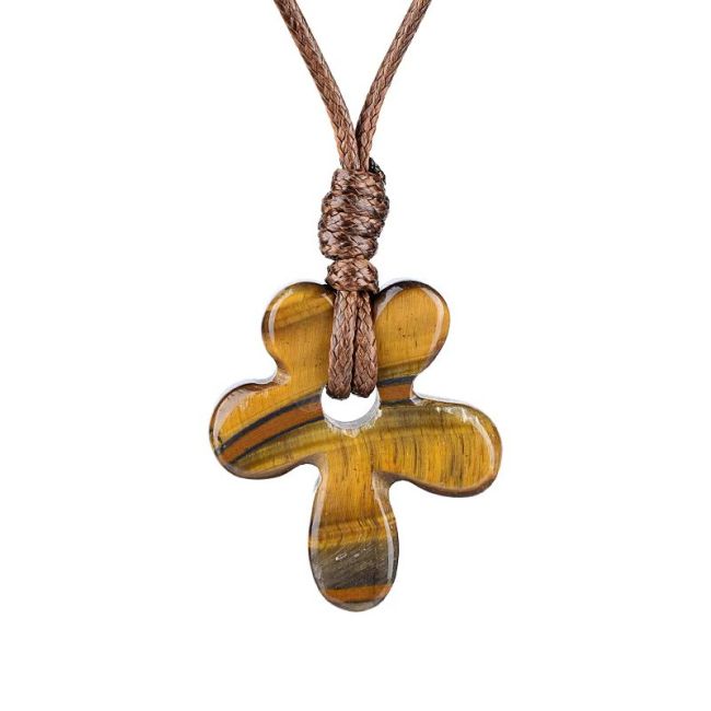 incenso ad Collana con fiore occhio di tigre