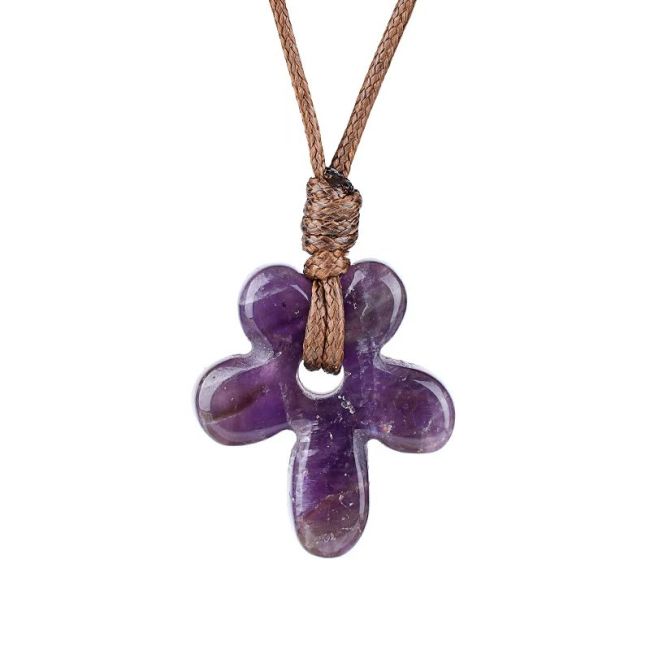 incenso ad Collana con fiore di ametista