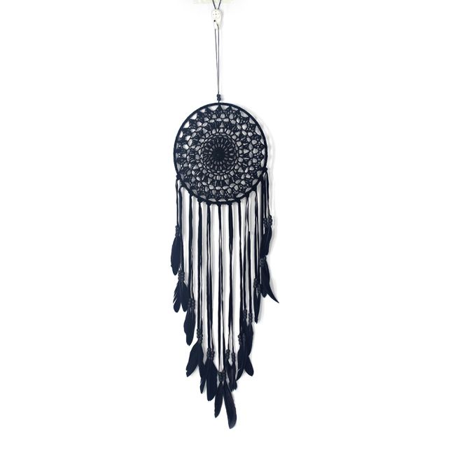 Dreamcatcher Nero diametro: 20 cm