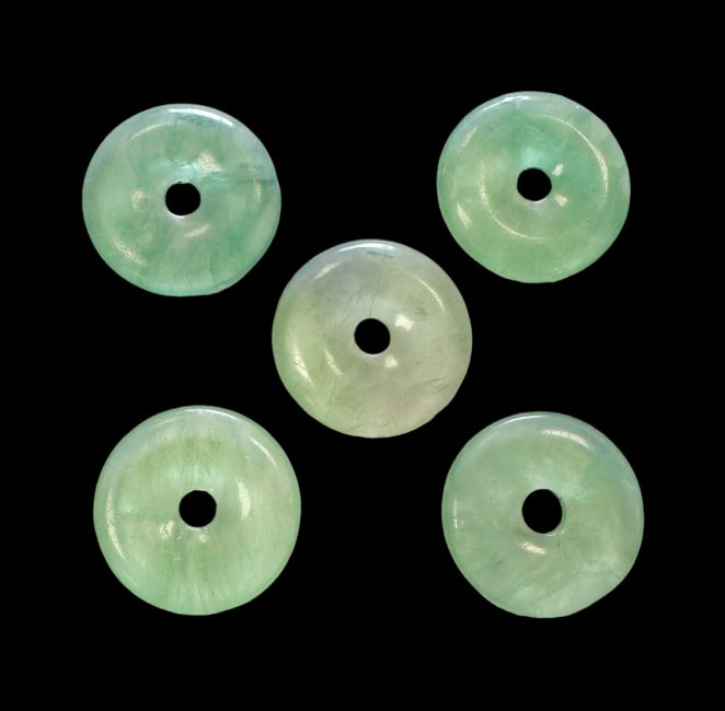 Ciambella Fluorite Verde 3cm x5