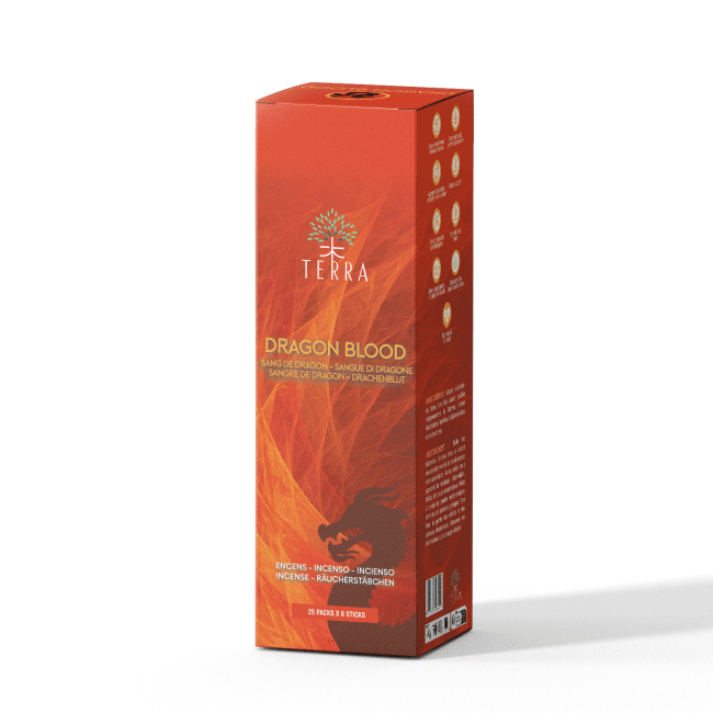 TERRA Incenso Sangue di Drago senza carbone 12gr