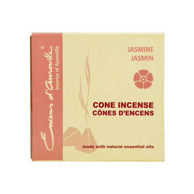 Auroville Gelsomino Incenso 5x10 Coni