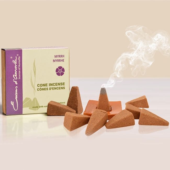 incenso ad Auroville Mirra Incenso 5x10 Coni|it