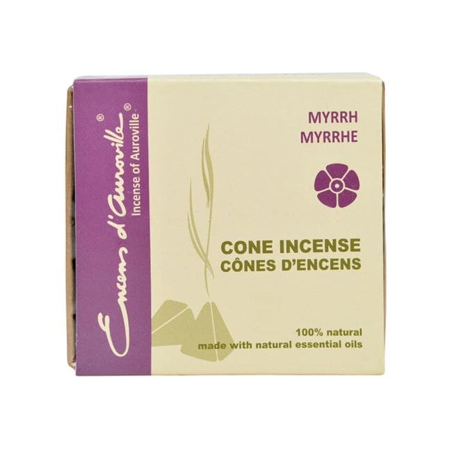 incenso ad Auroville Mirra Incenso 5x10 Coni