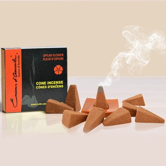 Auroville Opium Incenso 5x10 Coni