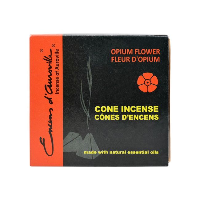 Auroville Opium Incenso 5x10 Coni