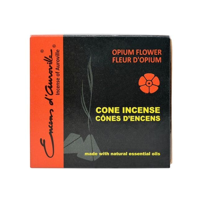 Auroville Opium Incenso 5x10 Coni