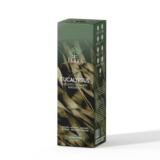 incenso ad TERRA Incenso di eucalipto senza carbone 12gr
