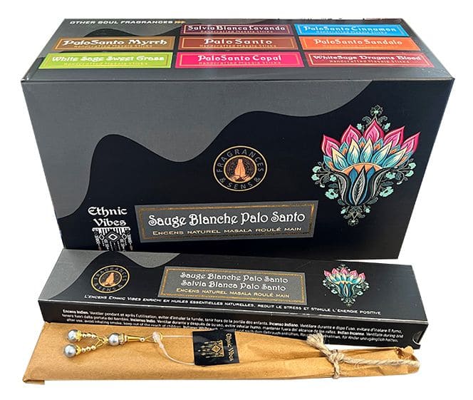 Incenso Fragrances & Sens Ethnic Vibes Palo Santo & Salvia Bianca masala 15g