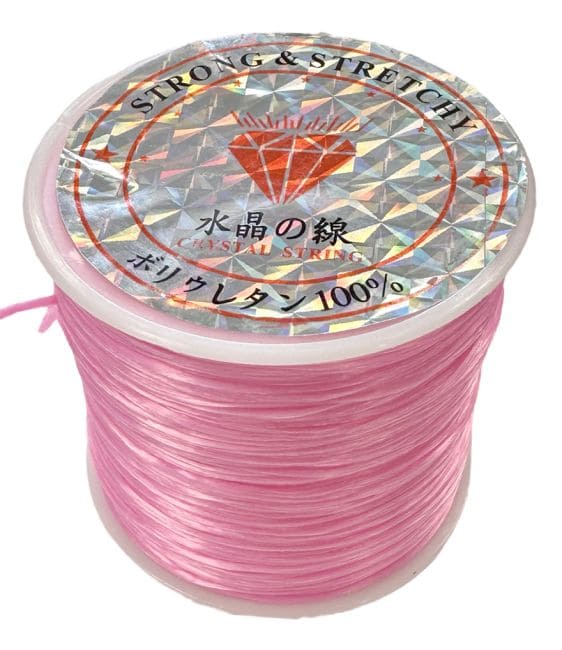 Filo Elastico Piatto Rosa Chiaro 50m