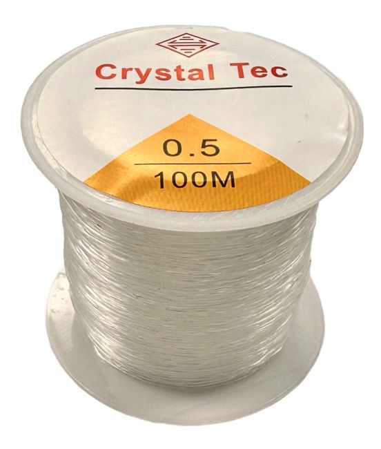 Filo elastico rotondo in cristallo 0,5 mm 100 m