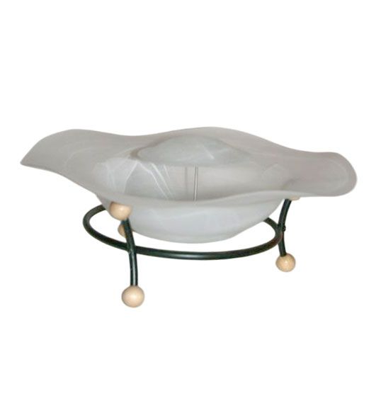 Fontana a cascata con nebulizzazione bianca da 42 cm