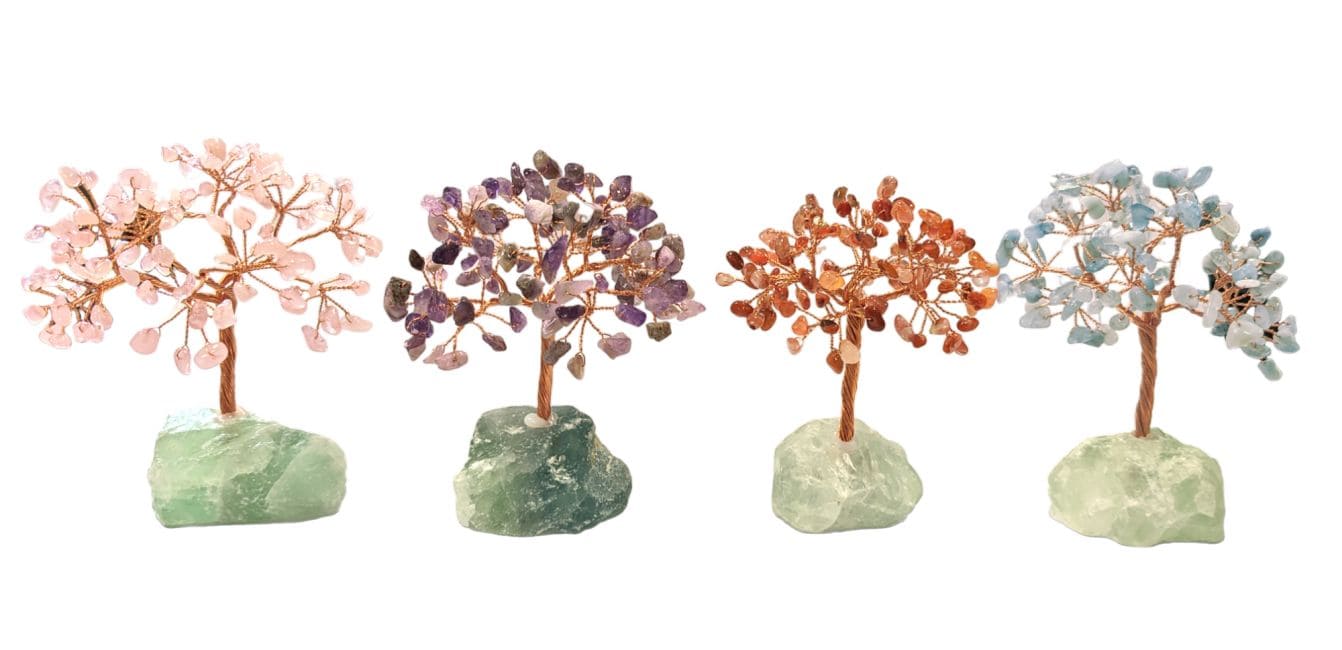 Albero della Vita Agata Rossa su Drusa Fluorite Verde 12-13 cm