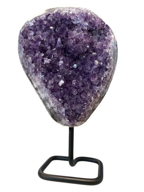 incenso ad Geode di ametista AA brasiliana su base da 2,5 kg