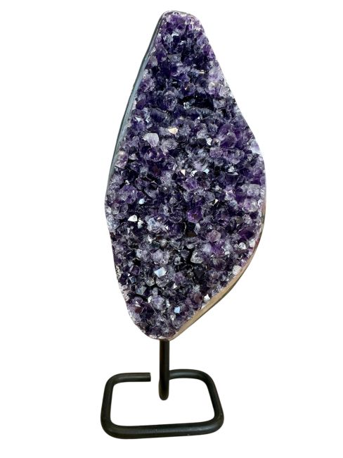 incenso ad Geode di ametista brasiliana AA su base 2,7 kg