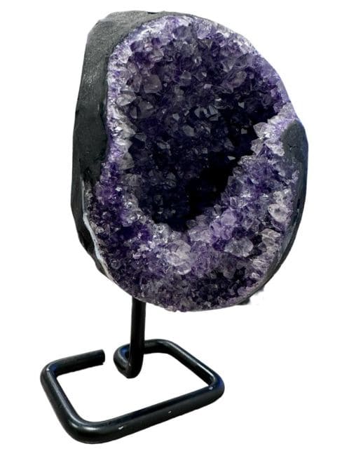 Geode di ametista Uruguay AA su base 1,5 kg