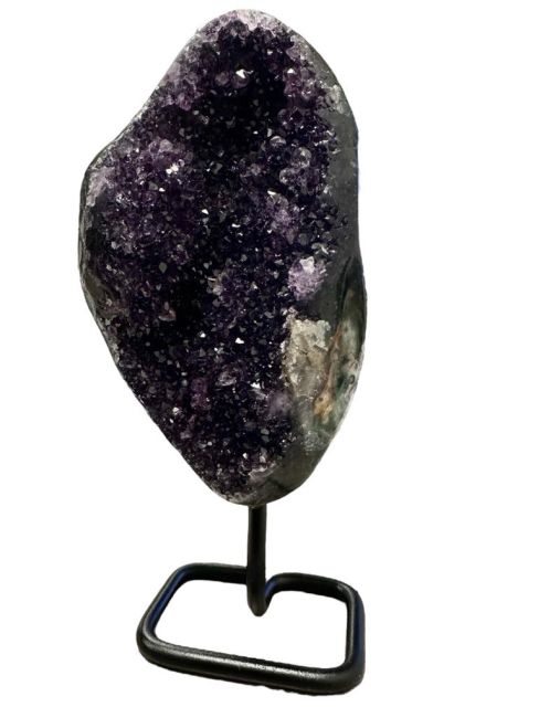 Geode di ametista Uruguay AA su base 2,25 kg