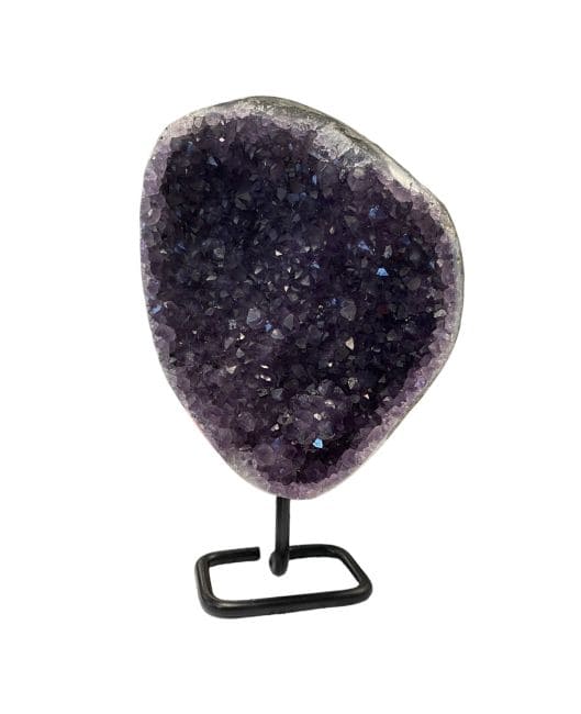 Geode di ametista del Perù AA su base 2,92 kg