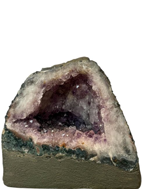 incenso ad Geode di ametista cattedrale AA 3,3 kg
