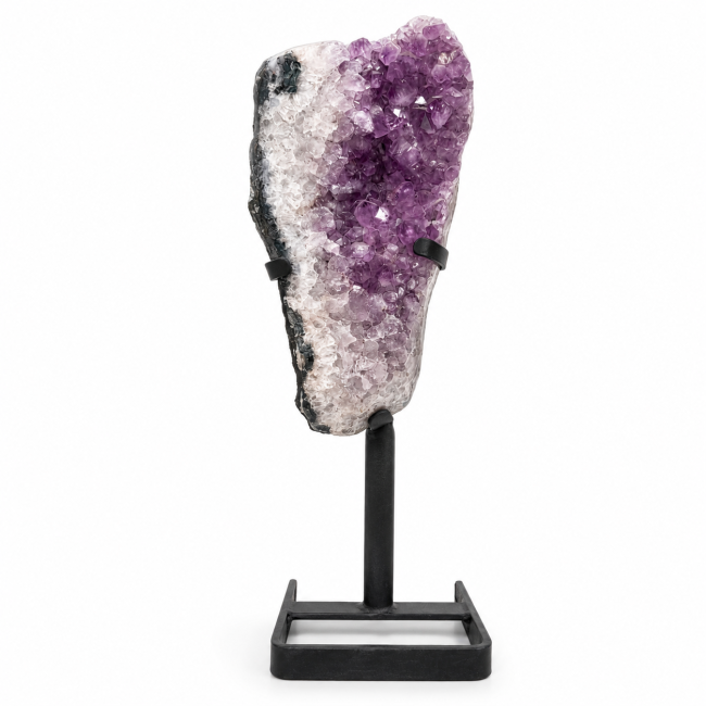 Geode di ametista brasiliana A su base, 7,2 kg