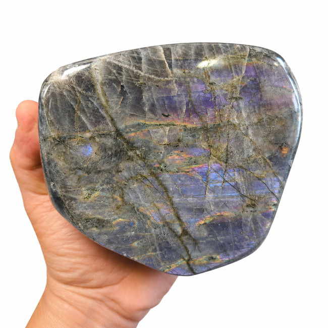 Blocco di labradorite lucidata da 1.600 kg