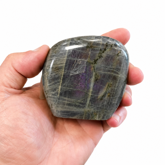 Blocco di labradorite lucidato da 0,270 kg