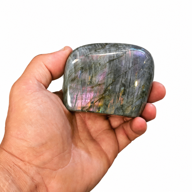 incenso ad Blocco di labradorite lucida, 0,340 kg