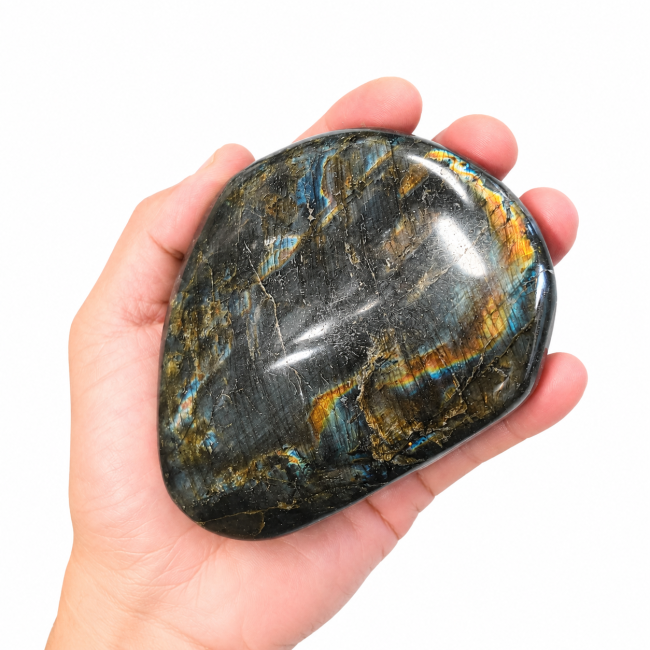 Blocco di labradorite lucidato da 0,660 kg