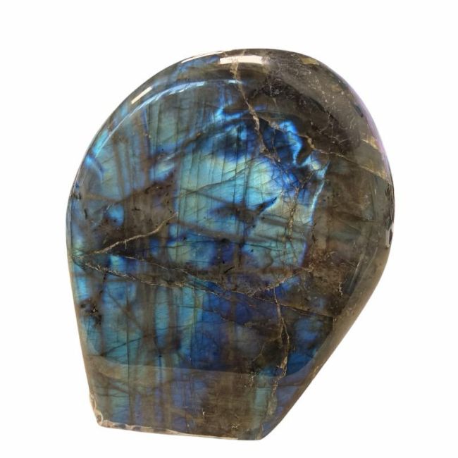 incenso ad Blocco di labradorite lucidata da 1,115 kg