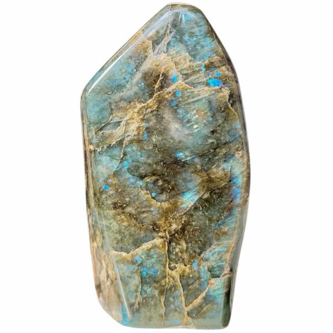 incenso ad Blocco di labradorite lucidato da 0,410 kg