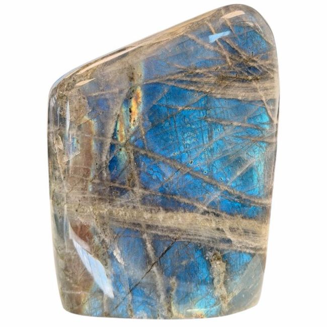 incenso ad Blocco di labradorite lucidato da 0,500 kg