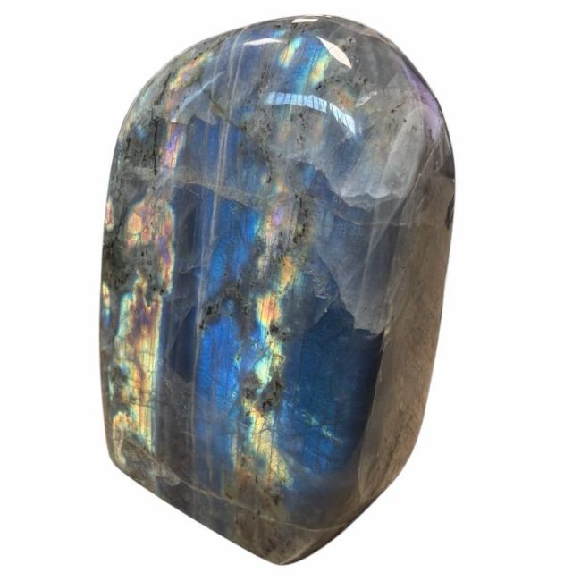 incenso ad Blocco di labradorite lucidato da 0,855 kg