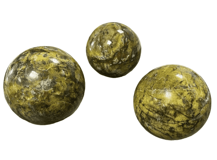 3 Sfere Opale Verde 1.370 k