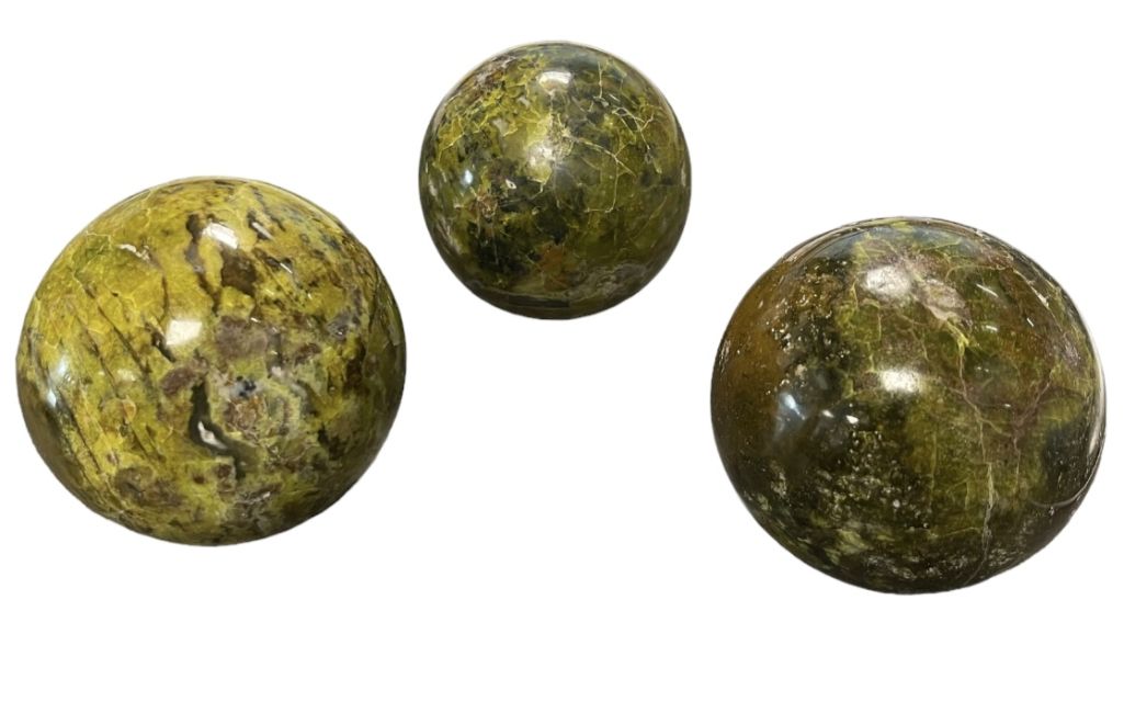 3 Sfere Opale Verde 1.495 k