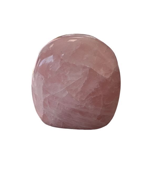 Blocco di quarzo rosa lucido 0,445 kg