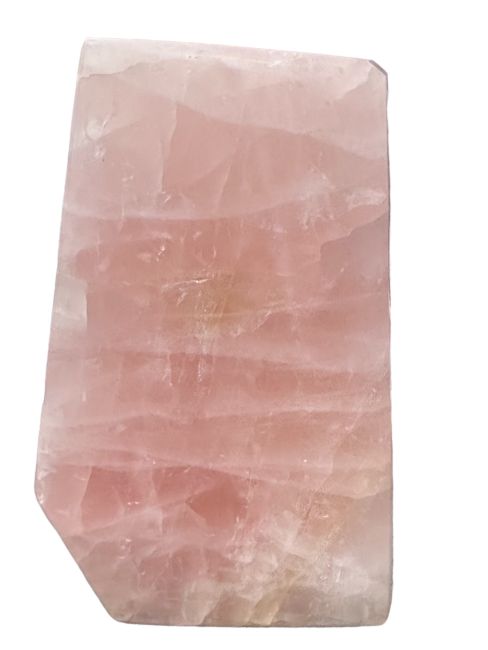 Blocco di quarzo rosa lucido 0,99 kg