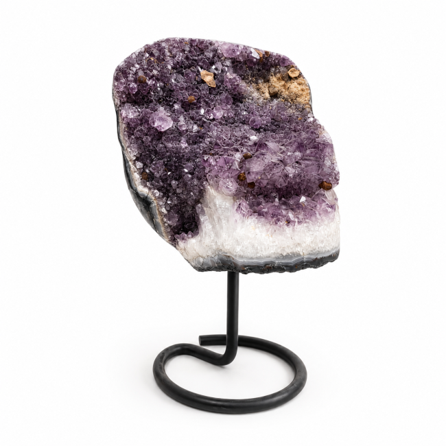 Geode di ametista brasiliana A su base, 5,4 kg