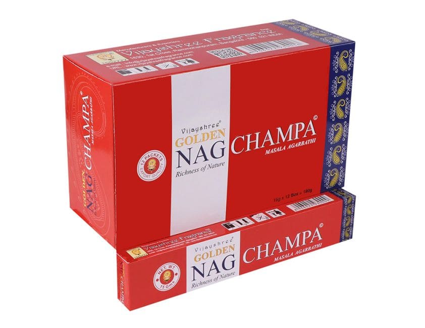 Incenso Vijayshree Golden Nag Champa 15g