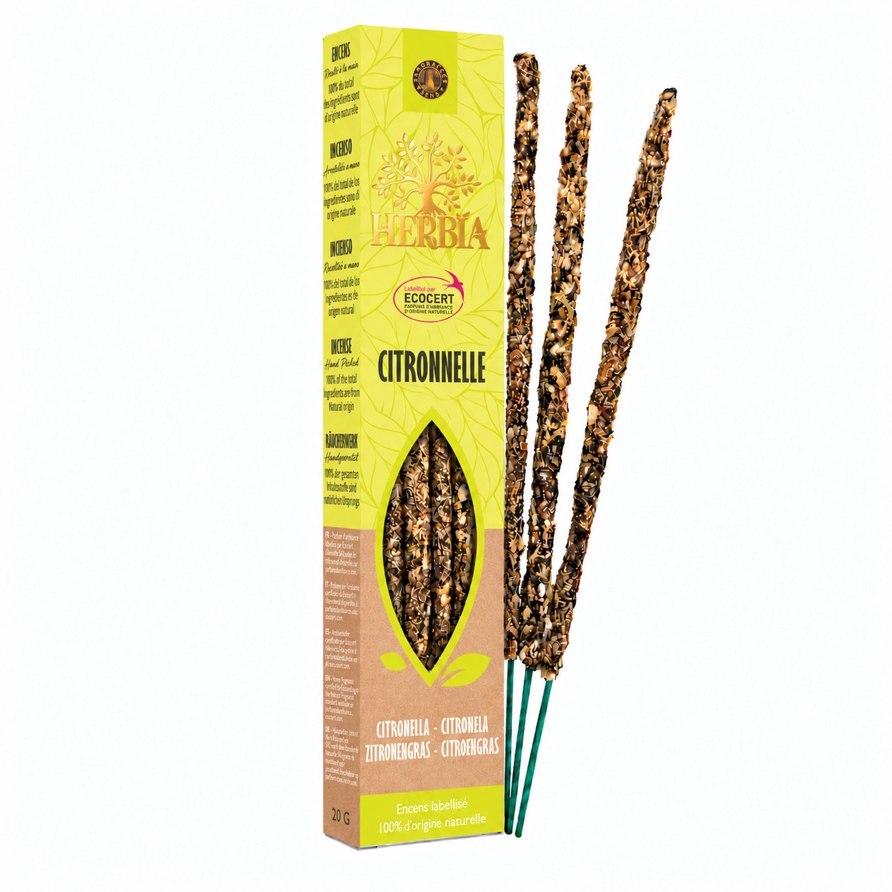 incenso ad Incenso Smudge Ecocert Herbia Citronella 20g