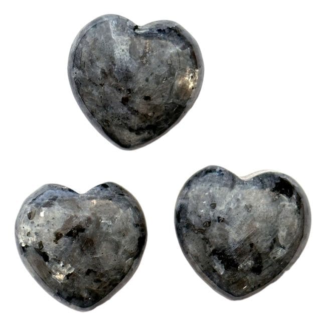 Larvikite Cuore 30mm x 3