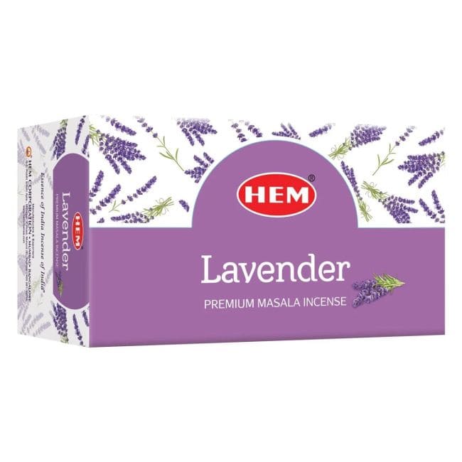 Incenso alla lavanda con bordo lavanda premium 15g