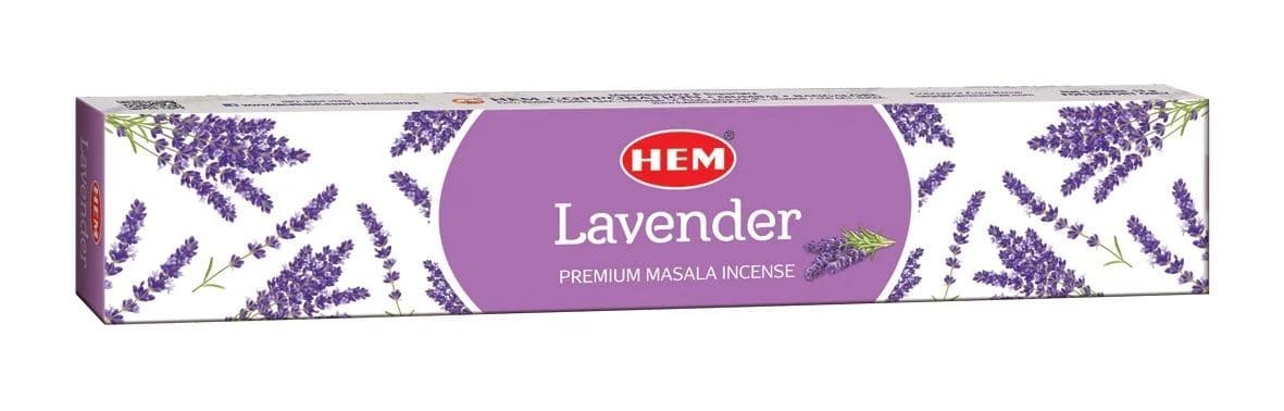 Incenso alla lavanda con bordo lavanda premium 15g