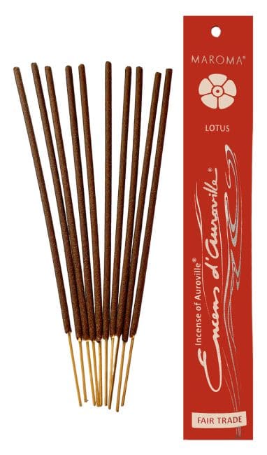 Auroville Lotus Incenso 5x 10 Bastoncini