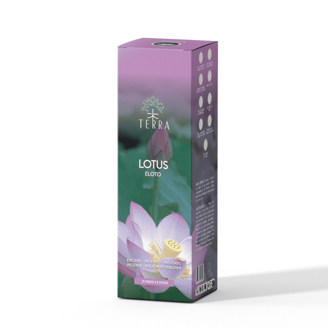 Incenso Terra Lotus senza carbone 12gr