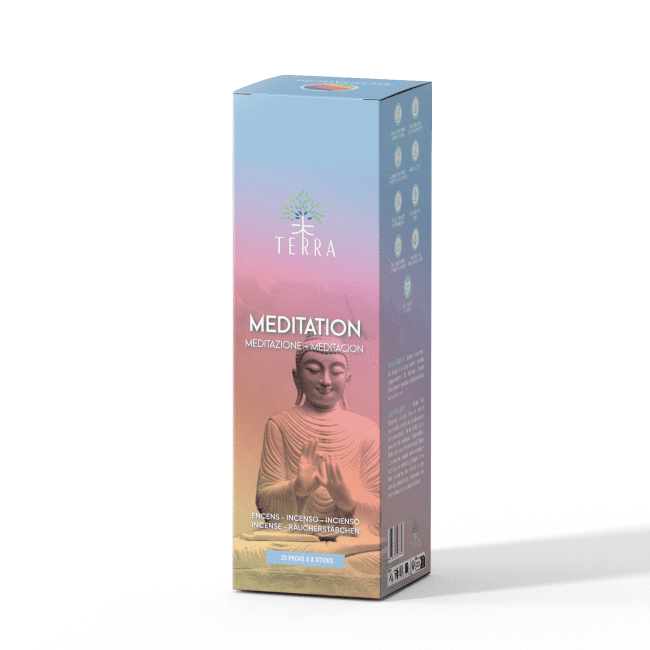 TERRA Incenso da meditazione senza carbone 12gr