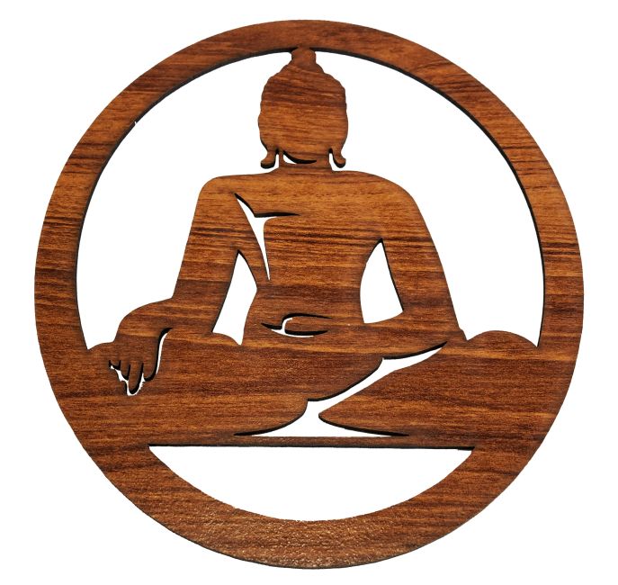 Segno di legno del Buddha
