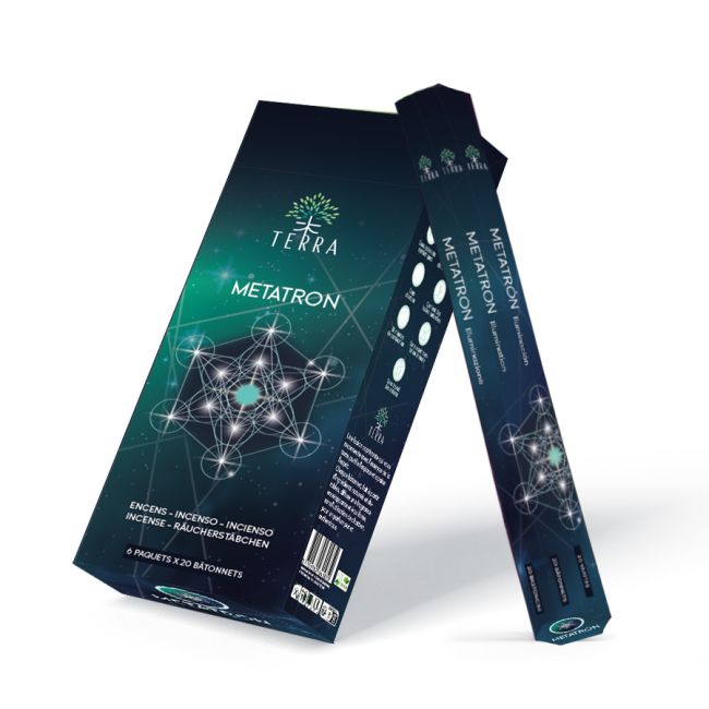 incenso ad Incenso Terra Metatron Hexa senza carbone